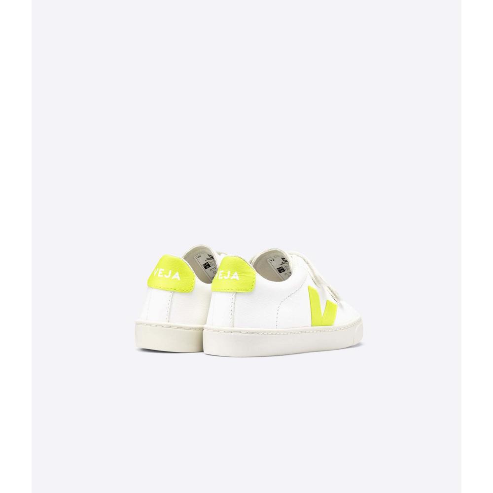 Pantofi Copii Veja ESPLAR CHROMEFREE White/Green | RO 726GSO